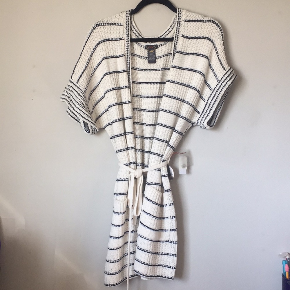 Dex Striped Cardigan Large